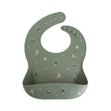Mushie Silicone Baby Bib – Adjustable Catch-All Bib