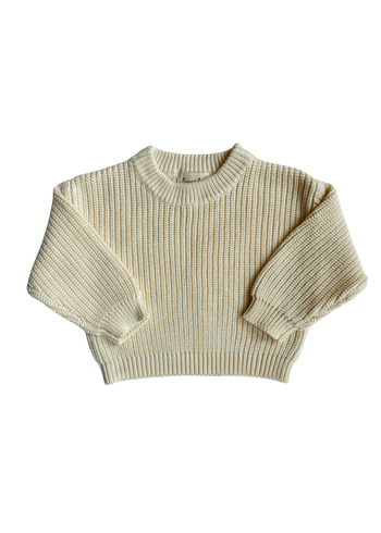 Chunky Knit Sweater - Cream