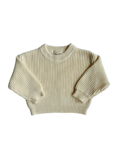 Chunky Knit Sweater - Cream