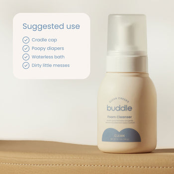 Buddle Clean Cheeks No-Rinse Foam Cleanser 🌿