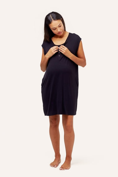 NOM Maternity Clementine Maternity + Nursing Nightie