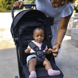 Colugo The Compact Stroller+ | Lightweight Auto-Fold Travel Stroller with Tall Handlebar
