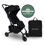 Colugo The Compact Stroller+ | Lightweight Auto-Fold Travel Stroller with Tall Handlebar