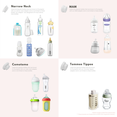 The Baby's Brew Portable Bottle Warmer + One Adapter Bundle