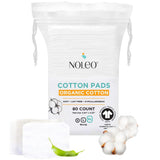 NOLEO Organic Cotton Pads - XL 3.54"x4.33" (240x Count)