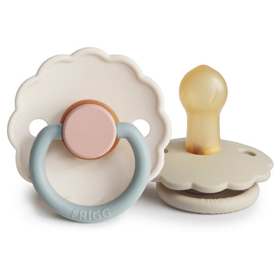 FRIGG Daisy Rubber Pacifier – Natural Latex Baby Pacifier