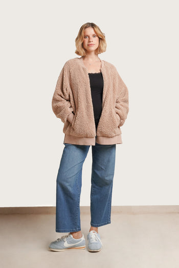 NOM Maternity Cozy Before & After Jacket