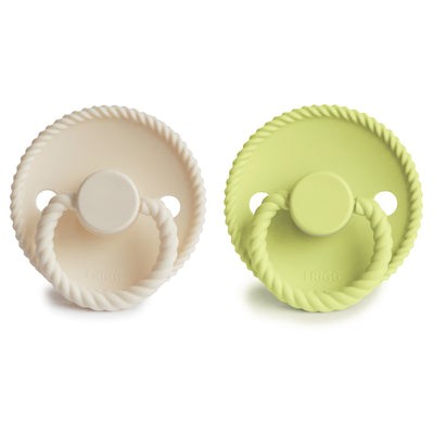 FRIGG Rope Silicone Pacifier – SilkySoft™ Medical Grade Silicone