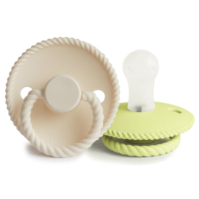 FRIGG Rope Silicone Pacifier – SilkySoft™ Medical Grade Silicone