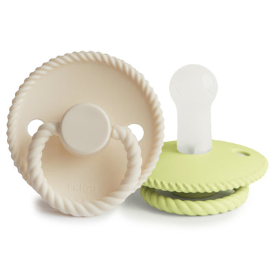 FRIGG Rope Silicone Pacifier – SilkySoft™ Medical Grade Silicone