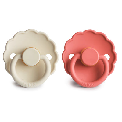 FRIGG Daisy Rubber Pacifier – Natural Latex Baby Pacifier