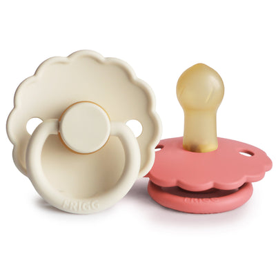 FRIGG Daisy Rubber Pacifier – Natural Latex Baby Pacifier