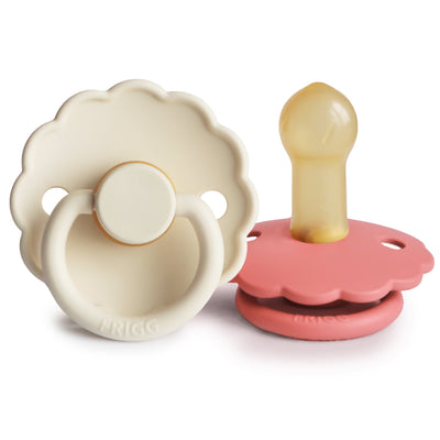FRIGG Daisy Rubber Pacifier – Natural Latex Baby Pacifier