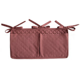 Mushie Storage Pocket – Nursery Organizer with Ribbon Ties