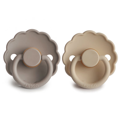 FRIGG Daisy Rubber Pacifier – Natural Latex Baby Pacifier