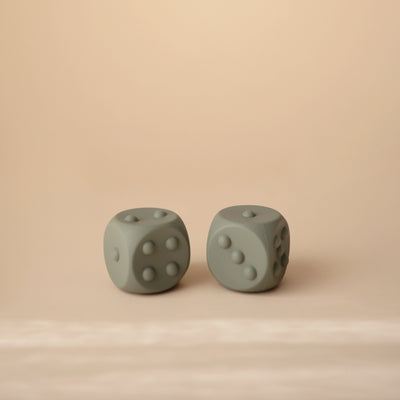 Mushie Silicone Dice Press Toy – Sensory & STEM Learning Toy