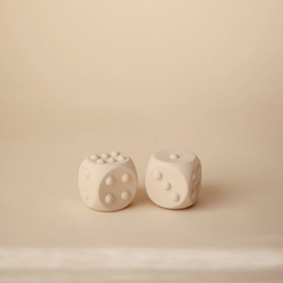 Mushie Silicone Dice Press Toy – Sensory & STEM Learning Toy