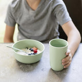 ezpz Basics 14oz Cup + Lid Set - Premium Tableware for Kids 5+