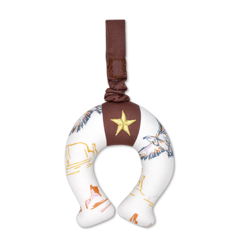 Apple Park Horseshoe Stroller Toy - Canyon