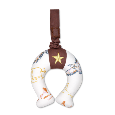 Apple Park Horseshoe Stroller Toy - Canyon