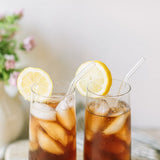 Mason Bottle Glass Straws, 4 Pack