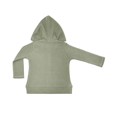 Apple Park Waffle Hoodie - Olive Green
