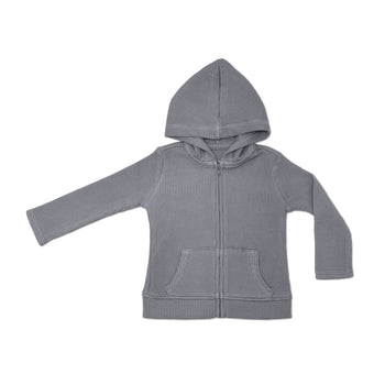 Apple Park Waffle Hoodie - Smoke