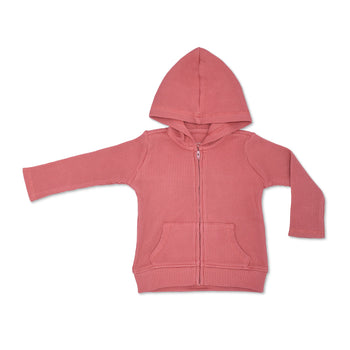 Apple Park Waffle Hoodie - Terra Cotta