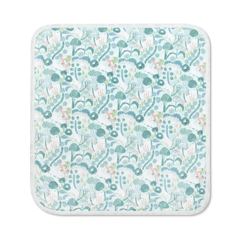 Bamboo Blend Baby Blanket - Minty Bear Bloom