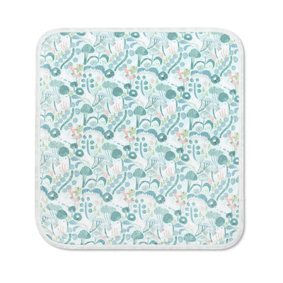 Bamboo Blend Baby Blanket - Minty Bear Bloom