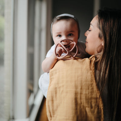Mushie Ball Teether – Silicone Baby Teether