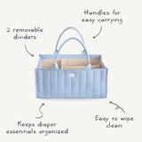 Mushie Diaper Caddy Organizer
