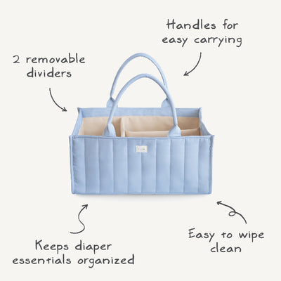 Mushie Diaper Caddy Organizer