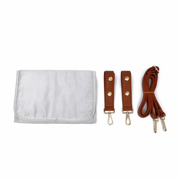 Luli Bebe Signature Diaper Bag – Caramel