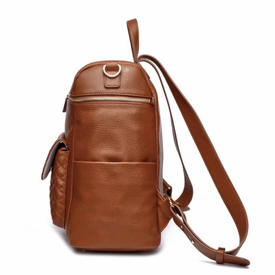 Luli Bebe Signature Diaper Bag – Caramel