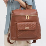 Luli Bebe Signature Diaper Bag – Caramel