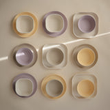 Mushie Round Dinnerware Plates – Non-Toxic Baby Plate Set