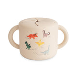 Mushie Silicone Snack Cup – Spill-Proof Toddler Snack Container