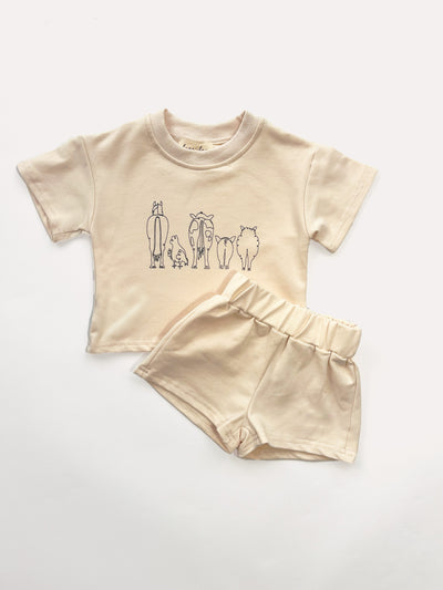 Down on the Farm Short Set – Summer Comfort, Farmyard Fun