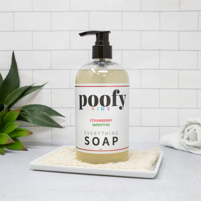 Poofy Organics Strawberry Smoothie Everything Soap