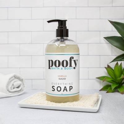 Poofy Organics Vanilla Sugar Everything Soap, 16 oz