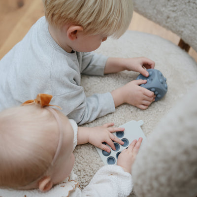 Mushie Silicone Dice Press Toy – Sensory & STEM Learning Toy