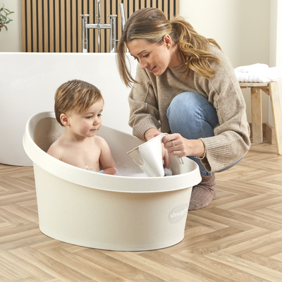 Shnuggle Toddler Bath Tub | Big Bath for bigger kids | Child bathtub seat support | Fits in shower and adult bath