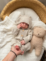 Bear Cub Jumpsuit - Natural
