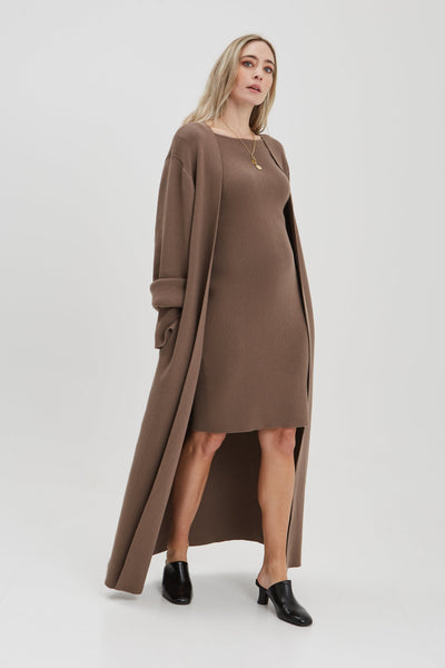 NOM Maternity Emaline Full-Length Cardigan