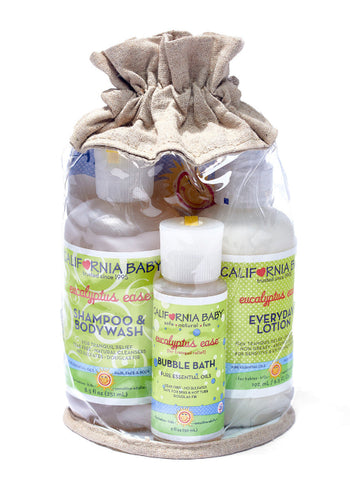 California Baby Eucalyptus Ease Bath & Lotion Set