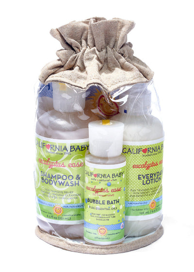 California Baby Eucalyptus Ease Bath & Lotion Set