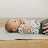 Ava & Oliver Vegan Leather Changing Mat – Cream