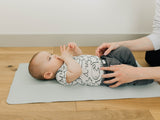Ava & Oliver Vegan Leather Changing Mat – Blue