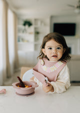 Ava & Oliver Silicone Flower Suction Bowl